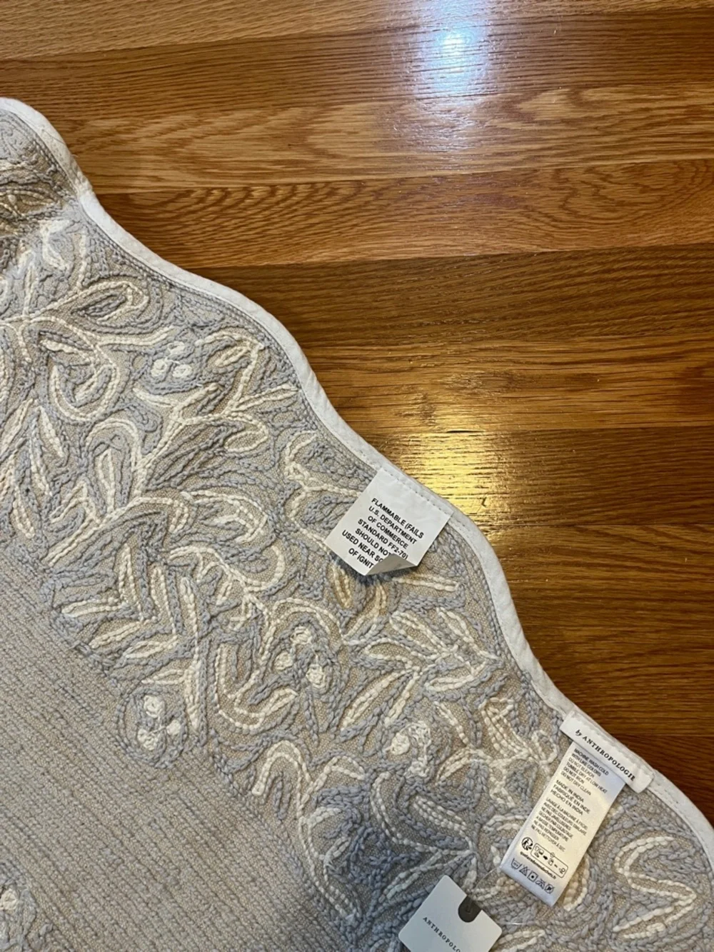 Anthropologie Geraldine Large Bath Mat NWT